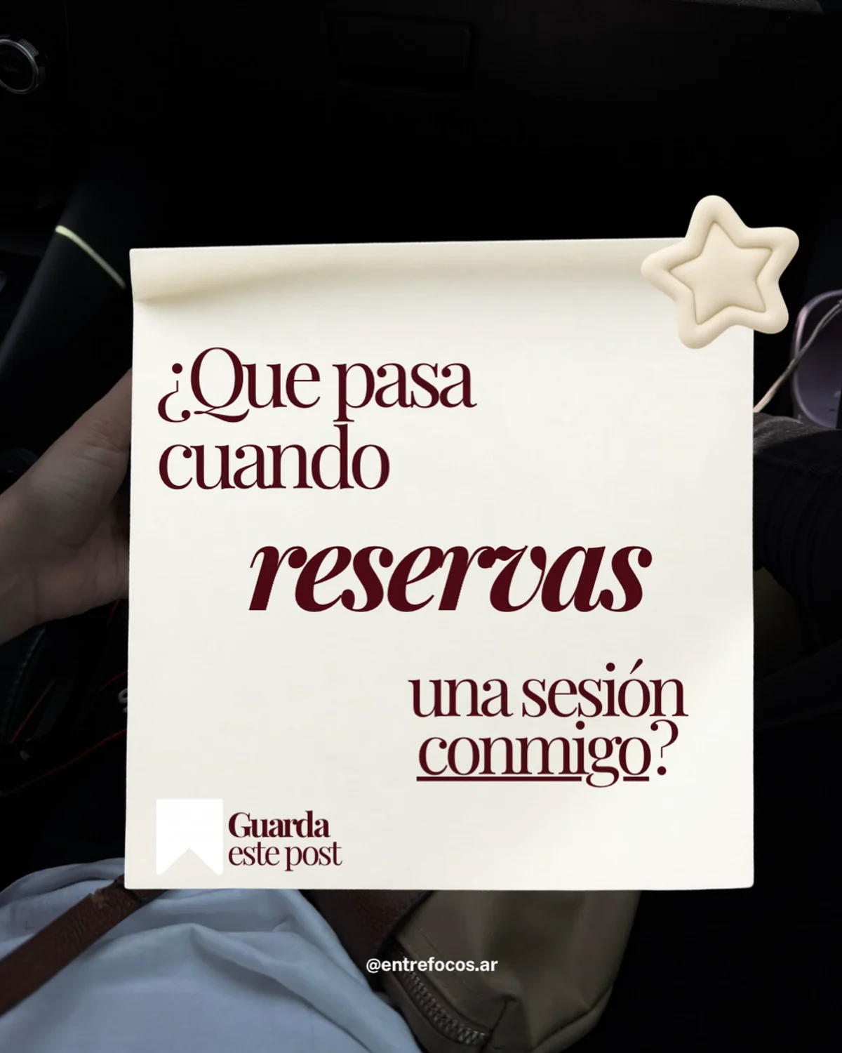 Qué pasa cuando reservas una sesión con Entre Focos