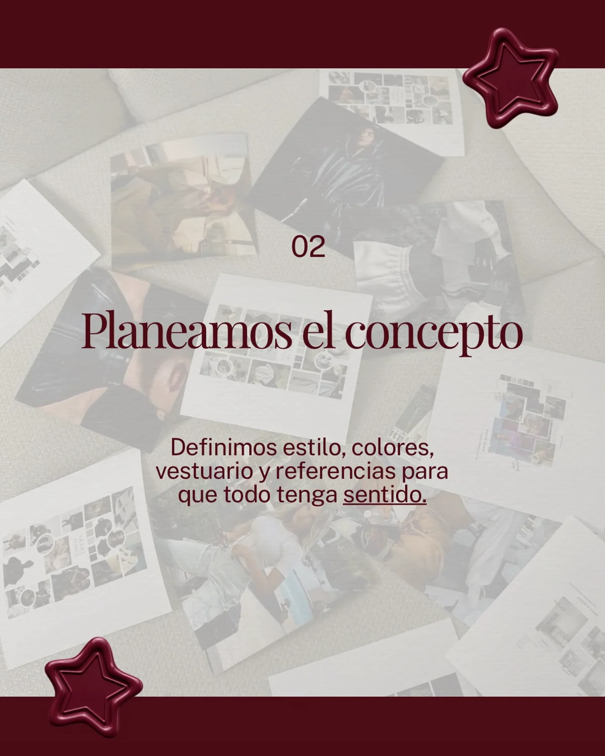 Planeación del concepto, estilo, colores y vestuario